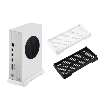 Xbox Series S Vertical Stand with Built-in Cooling Vents – Console Holder Cooling Dock Station Game Accessory Base for Improved Airflow