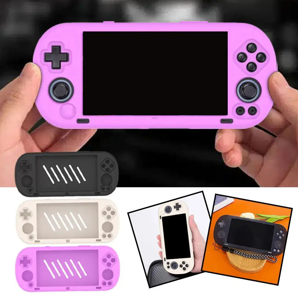 Trimui Smart Pro 5 Inch Game Console Silicone Case – Drop-Proof, Shockproof Protective Cover for Accessories