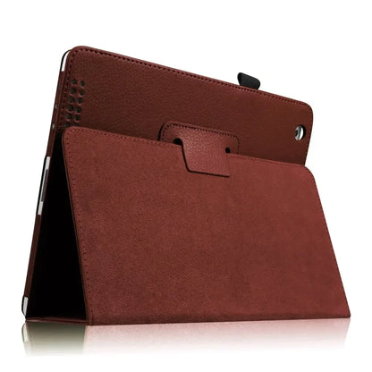 PU Leather iPad Case Cover – Smart Folio Tablet Stand for iPad 9.7, 10.2, Air 11, Pro 11 (2025 Compatible Protective Funda)