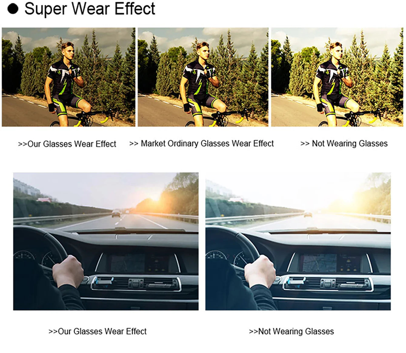 Men’s Polarized Sunglasses – TAC Lens UV400 Anti-Glare Eyewear for Fishing, Cycling & Driving