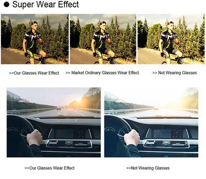 Men’s Polarized Sunglasses – TAC Lens UV400 Anti-Glare Eyewear for Fishing, Cycling & Driving