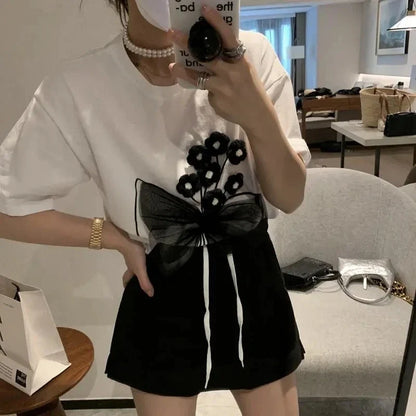 2025 Women's High Waist Skort - Casual Style Summer Shorts Skirt