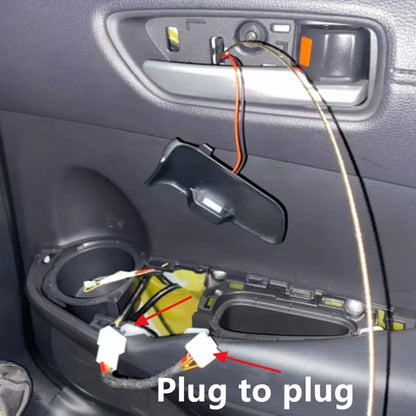 Car LED Door Bowl Ambient Light – Interior Door Handle Atmosphere Lighting for Toyota Corolla Cross / Corolla Altis 2019–2024 Accessories