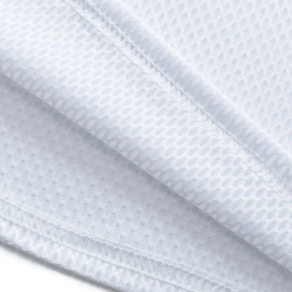 Reflective Cycling Base Layer Quick-Dry Vest – High Elasticity White Cycling Undershirt for Men Sport & Bike Jersey