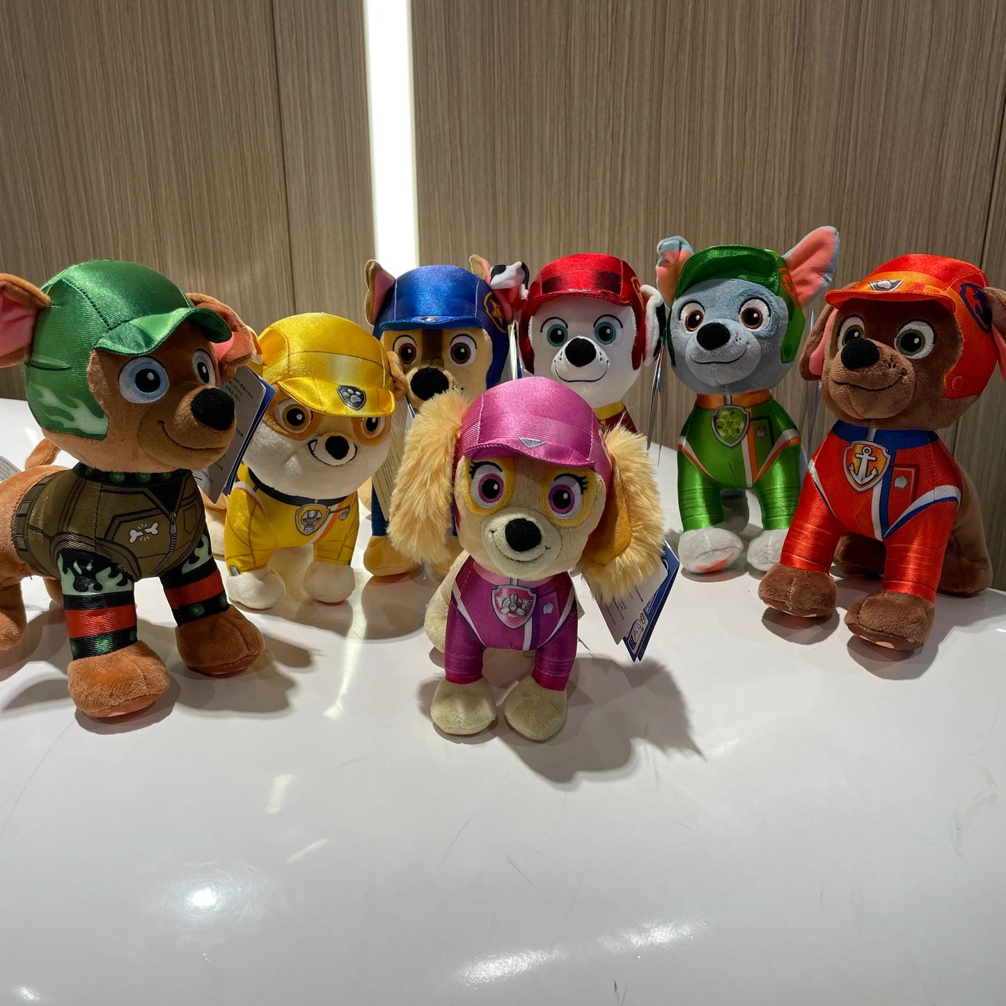 Paw Patrol Rescue Wheels Plush Toy Collection - Soft Stuffed Animal Characters Chase Skye and More Kids Birthday Gift