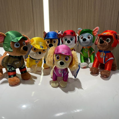 Paw Patrol Rescue Wheels Plush Toy Collection - Soft Stuffed Animal Characters Chase Skye and More Kids Birthday Gift