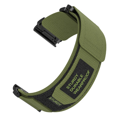Rugged Nylon Quick Fit Watch Band — Compatible with Garmin Fenix E 8/7X/7/6/6X/5/5X/3HR