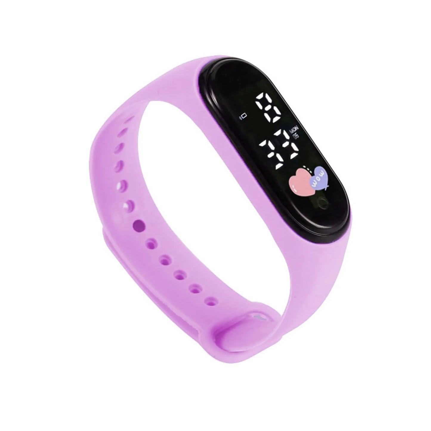 Kawaii Waterproof Smart Watch for Kids – Fashionable Outdoor Sports Digital Watch for Boys & Girls – Silicone Montre Enfant