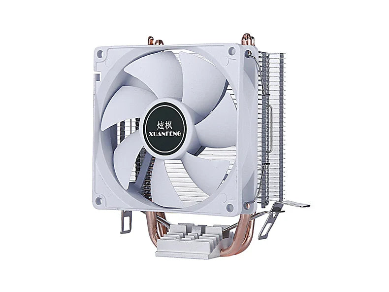 CPU Cooling Fan with Air-Cooled Radiator – Compatible with LGA2011, 115x, 1200, 1700 & AMD
