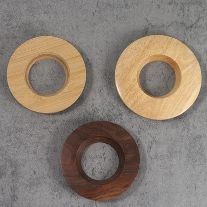 Wooden Coffee Filter Stand for Pour Over Brewing, Durable Cone Dripper Holder for Origami Coffee Filters Home Barista Accessory