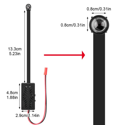 1080P DIY WiFi Mini Camera Module — Motion Detection Sport DV P2P Video Recorder with Remote Control for Home Security