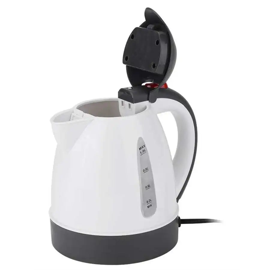 12V/24V Vehicle Truck Electric Kettle – 1000ml Large Capacity Portable Travel Hot Water Boiler for Coffee & Tea