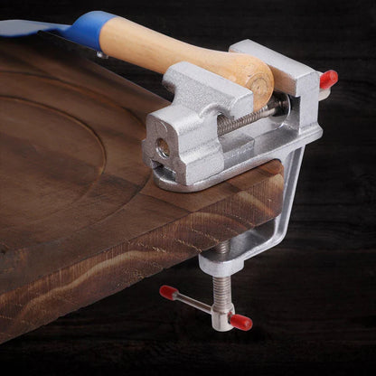 Mini Bench Vise - Multi-Functional 3.5" Aluminum Clamp for Jewelers, Hobbyists, and Small Tasks, Flat Pliers Tool Vice