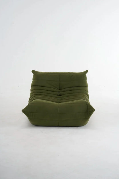 Caterpillar Togo Single Sofa – Tatami-Style Leisure Chair for Living Room or Bedroom, Reading & Relaxing Seat