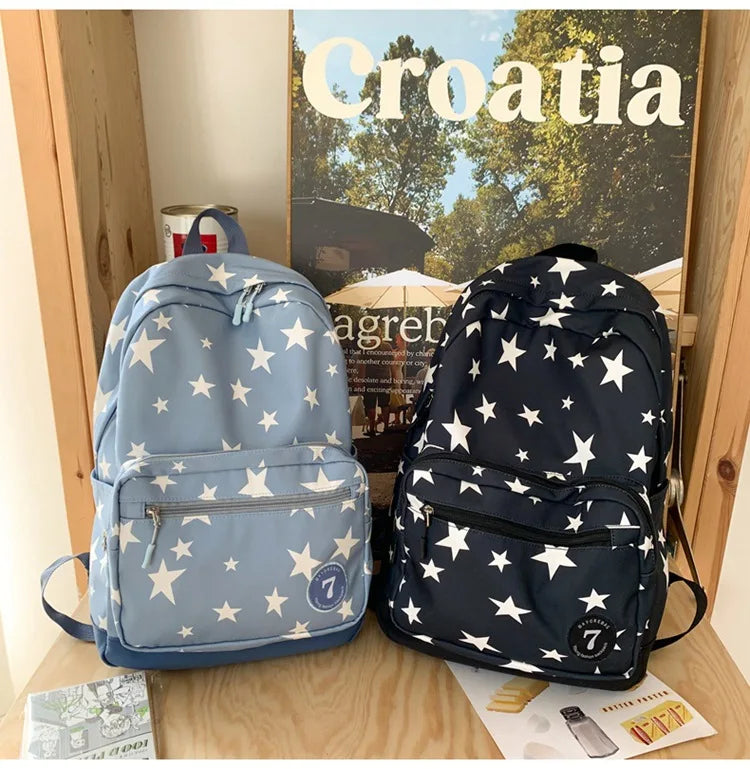 Star Laptop Backpack 17 Inch | Cute Travel & College Bag for Women, Men, Students, Back to School Bookbag