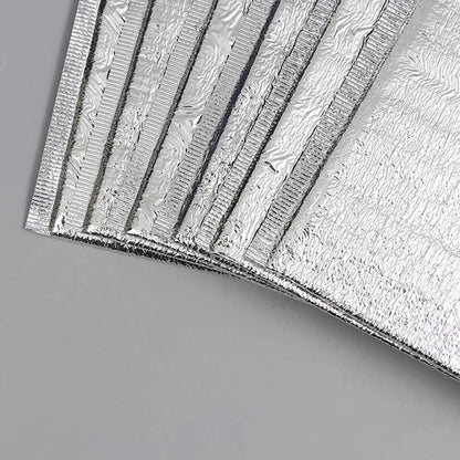 Aluminum Foil Cooler Bag – Insulated Folding Thermal Picnic Bag, Portable Food and Drink Delivery Carrier