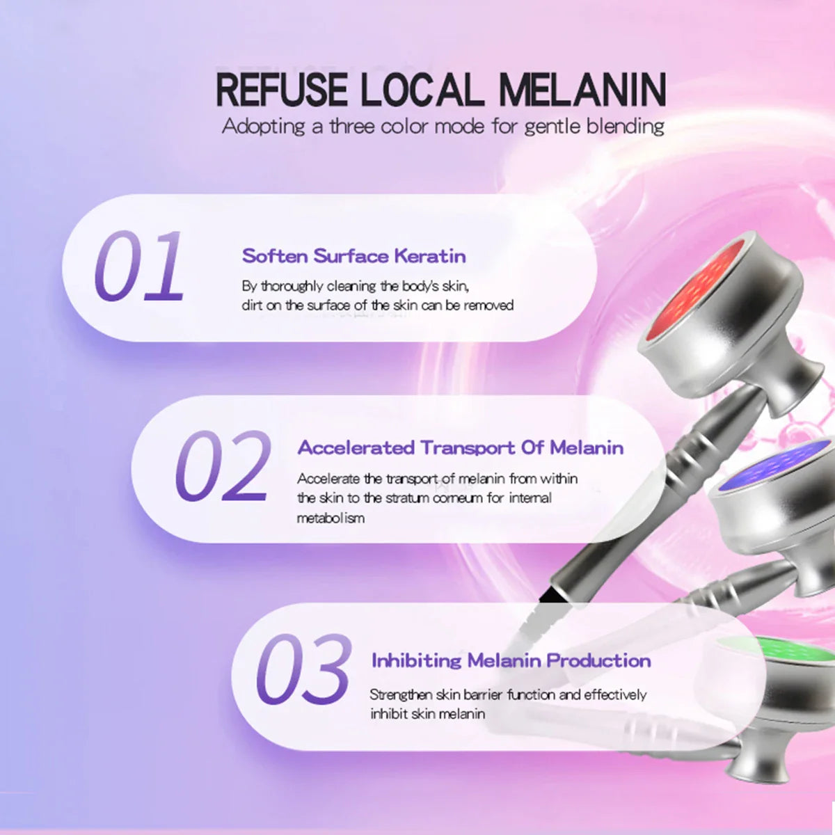 Electric Light Wave Melanin & Pigment Treatment Device – Professional Breast and Skin Care Instrument
