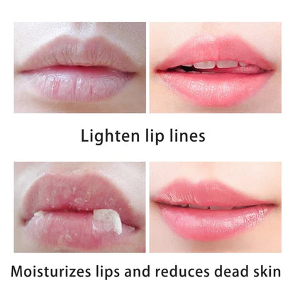 Summer Moisturizing Lip Sleeping Mask with Brush – Long-Lasting Nourishing Lip Balm for Dry, Cracked Lips, Hydrating Unisex Lip Care Treatment