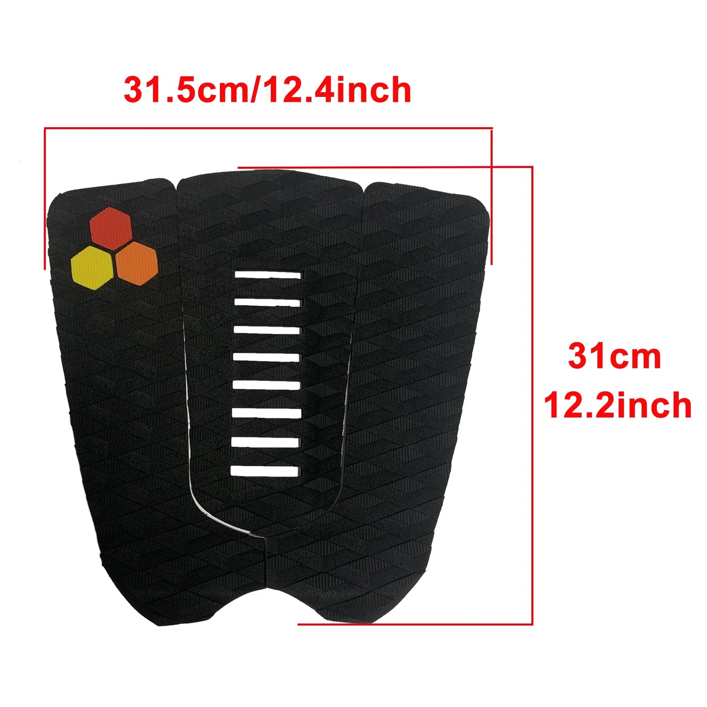 Non-Slip EVA Surfboard Deck Pads – Traction Pads for Wakeboard, Longboard, SUP, Skimboard & Kiteboard
