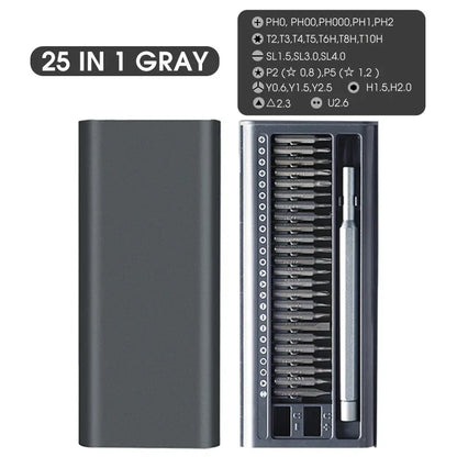 50-in-1 Precision Screwdriver Set – Magnetic Repair Tools for iPhone, Glasses, Watches, Game Consoles & Cameras