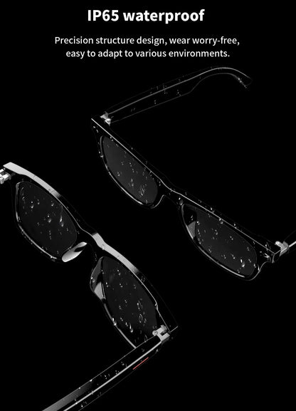 Hiwego Smart Music Sunglasses with Bluetooth Earphones – Wireless HIFI Headset for Driving & Hands-Free Calls