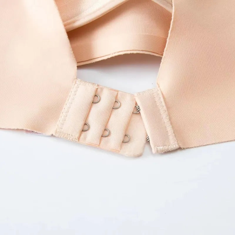 Japanese Style Seamless Bra: Comfortable Wireless Underwear - Women's No Steel Ring Bralette, Glossy 3/4 Cup Female Lingerie