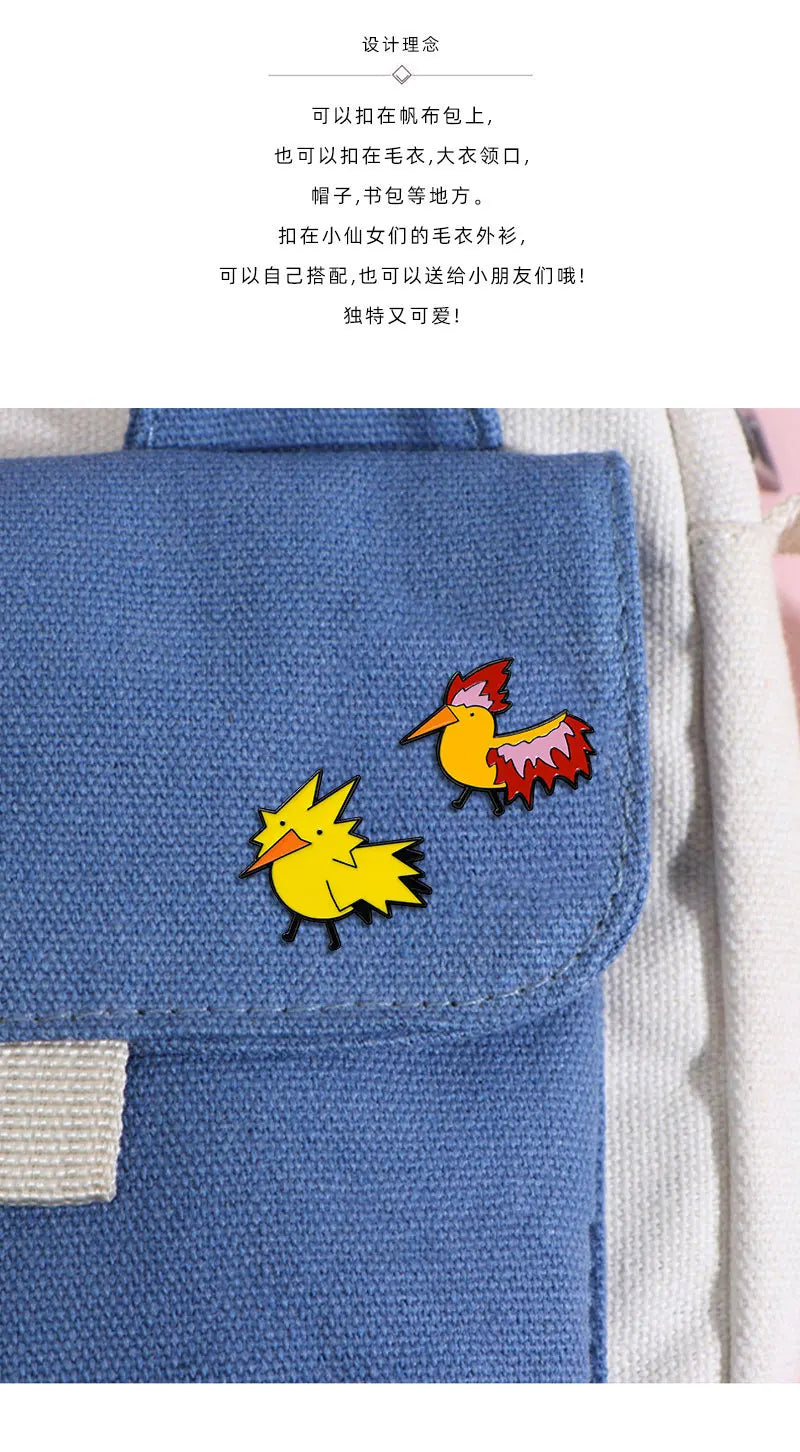 Cute Pokémon Three Holy Birds Cartoon Badge – Anime Flaming Bird Brooch for Clothes & Accessories