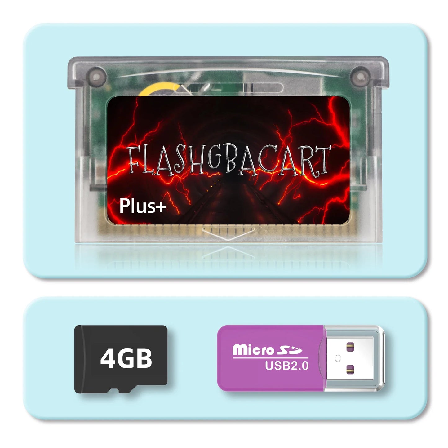 REMANK V1.5 Flash GBA Cart — 100+ Retro Games Cartridge with RTC 1M Flash, Compatible with GBA, GBC, GB, NES & DS
