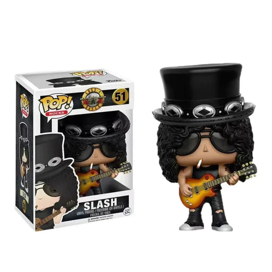 Vintage Heavy Metal KISS Band Poster & Action Figures – Rock Music Collectible Model Toys & Decoration