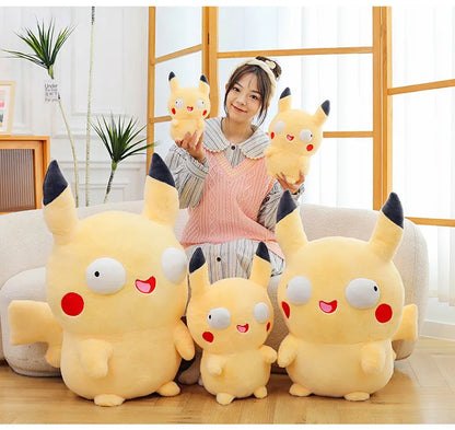 23cm Cute Pokemon Plush Toys — Pikachu, Charizard & Squirtle Soft Sleeping Pillow Dolls, Christmas Gift