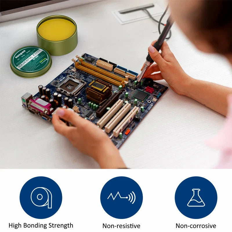 10g/30g/100g Lead-Free Soldering Flux Paste – Rosin Soldering Oil for Easy Repair & Iron Sheet Work
