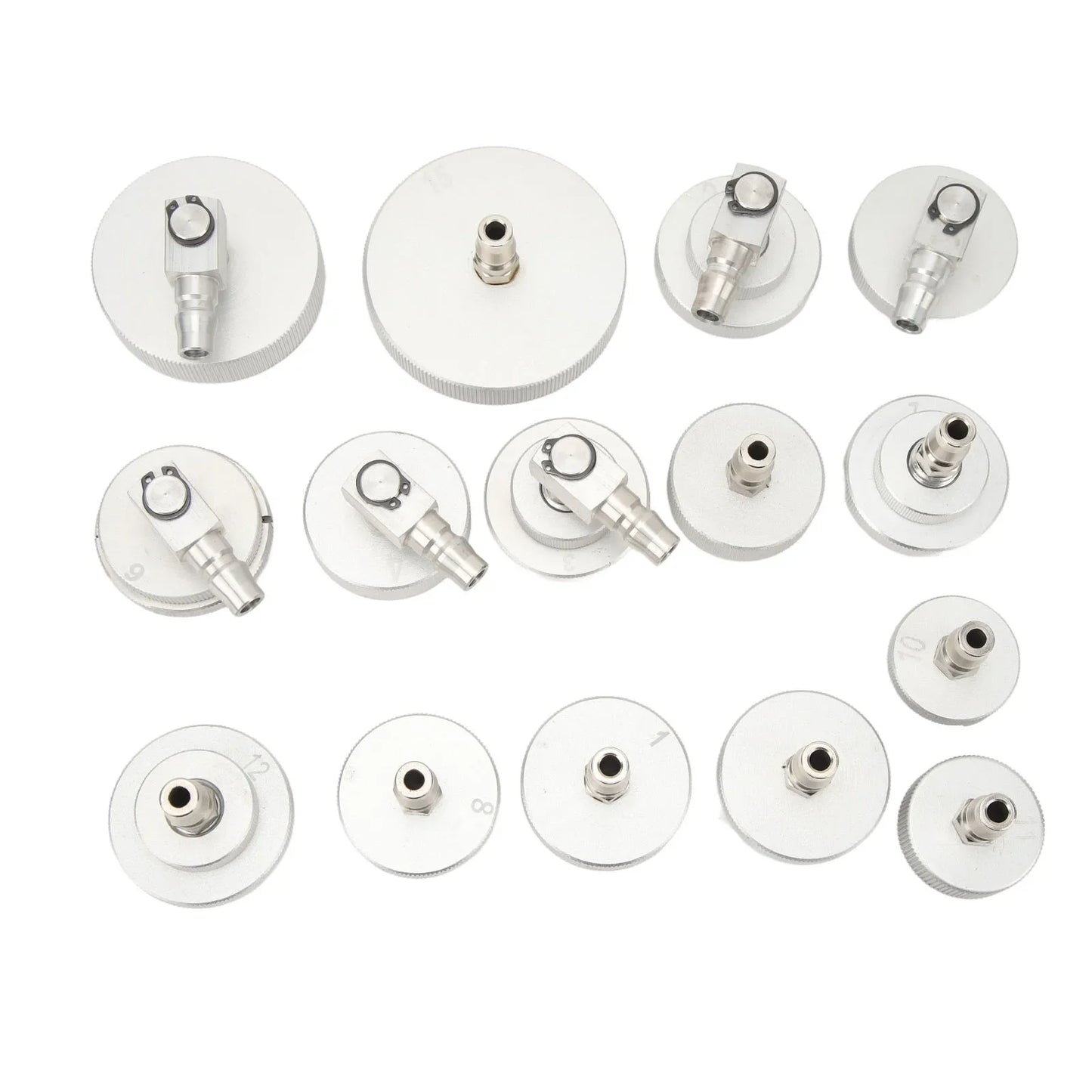 Master Cylinder Brake Bleeder Adapter Set — Aluminum Alloy, High-Accuracy Portable Tool for Automobiles