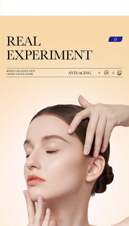 10PCS Collagen Anti-Wrinkle Facial Masks – Korean Skincare for Anti-Aging, Firming, Moisturizing & Brightening