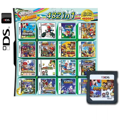 4300-in-1 Multi Game R4 Cartridge Card – High Capacity Video Game Compilation for DS, NDS, 3DS & NDSL Handheld Console Player Card