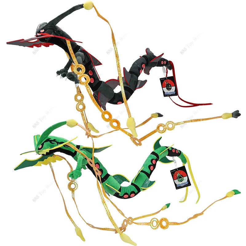 Hot Sale Pokémon Plush Toys – Mega Rayquaza, Gyarados, Dragonair, Mimikyu, Lucario, Horsea, Charizard Soft Stuffed Peluche for Kids Xmas Gift