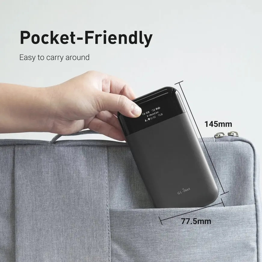 GL.iNet MUDI V2 (GL-E750V2) — 750Mbps 4G LTE Router with 1TB MicroSD Support and OpenWrt