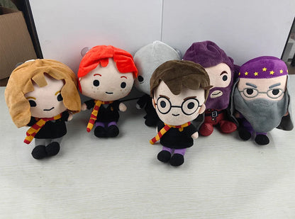 Harry Potter Hermione & Fantastic Beasts Plush Toy — Ron Movie Character Stuffed Doll with Scarf, Cute Birthday Gift