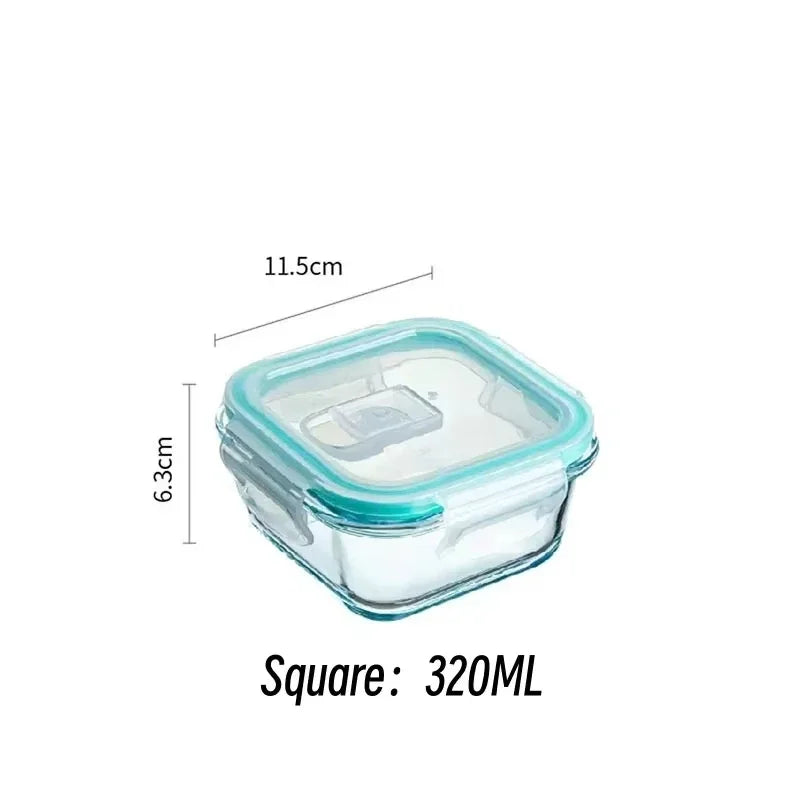 Glass Food Storage Containers — Airtight Bento Boxes for Meal Prep, Microwave, Oven, Freezer & Dishwasher, BPA Free