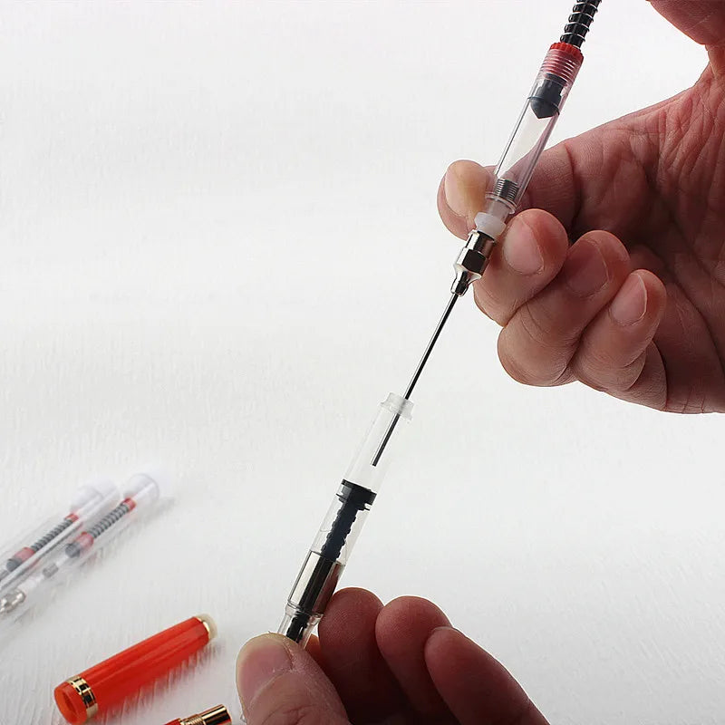 Fountain Pen Ink Syringe Filler Tool – High-Quality Spring Ink Absorber Accessory