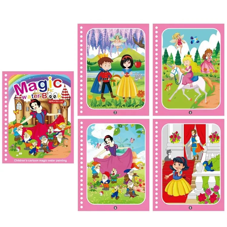 Magical Water Drawing Book – Reusable Montessori Coloring & Sensory Toy for Early Childhood Education