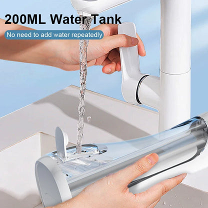 Teeth Water Flosser – Portable Electric Oral Irrigator for Home Dental Cleaning, Rechargeable & Waterproof