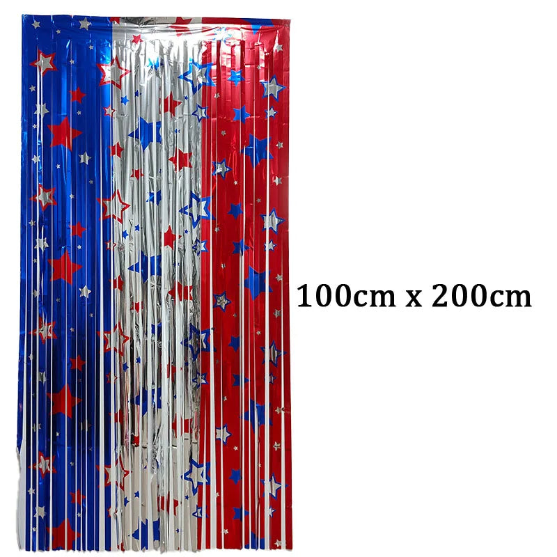 American 4th of July Party Decorations Set – Independence Day Banner, Balloons & Table Supplies for Patriotic USA Theme Celebration