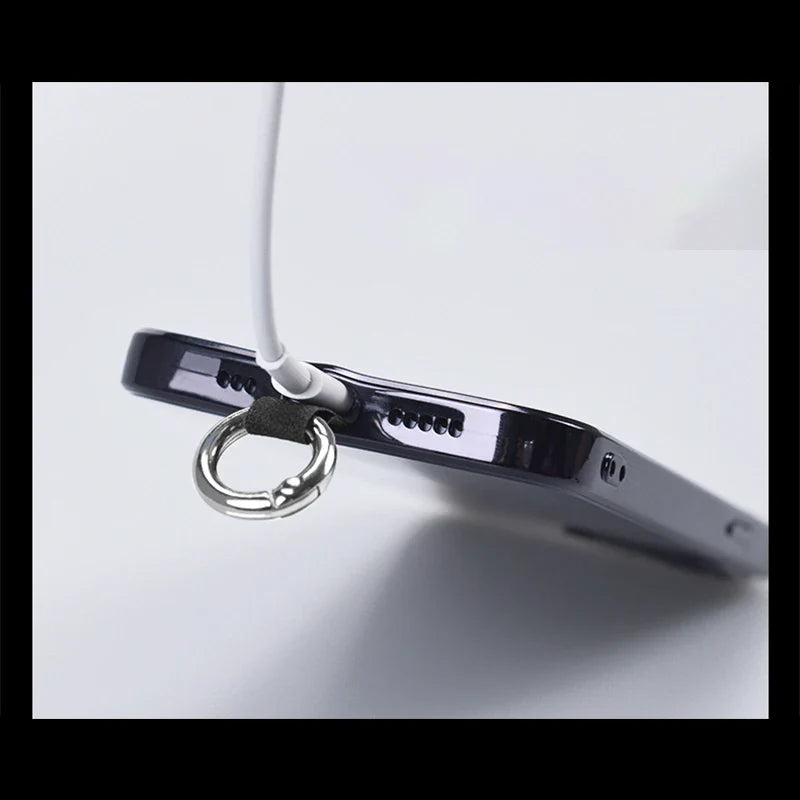 Simplicity Crossbody Cell Phone Lanyard – Adjustable Neck Strap with Universal Clip Gasket, Anti-Lost Mobile Phone Lanyard