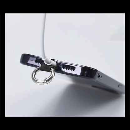 Simplicity Crossbody Cell Phone Lanyard – Adjustable Neck Strap with Universal Clip Gasket, Anti-Lost Mobile Phone Lanyard