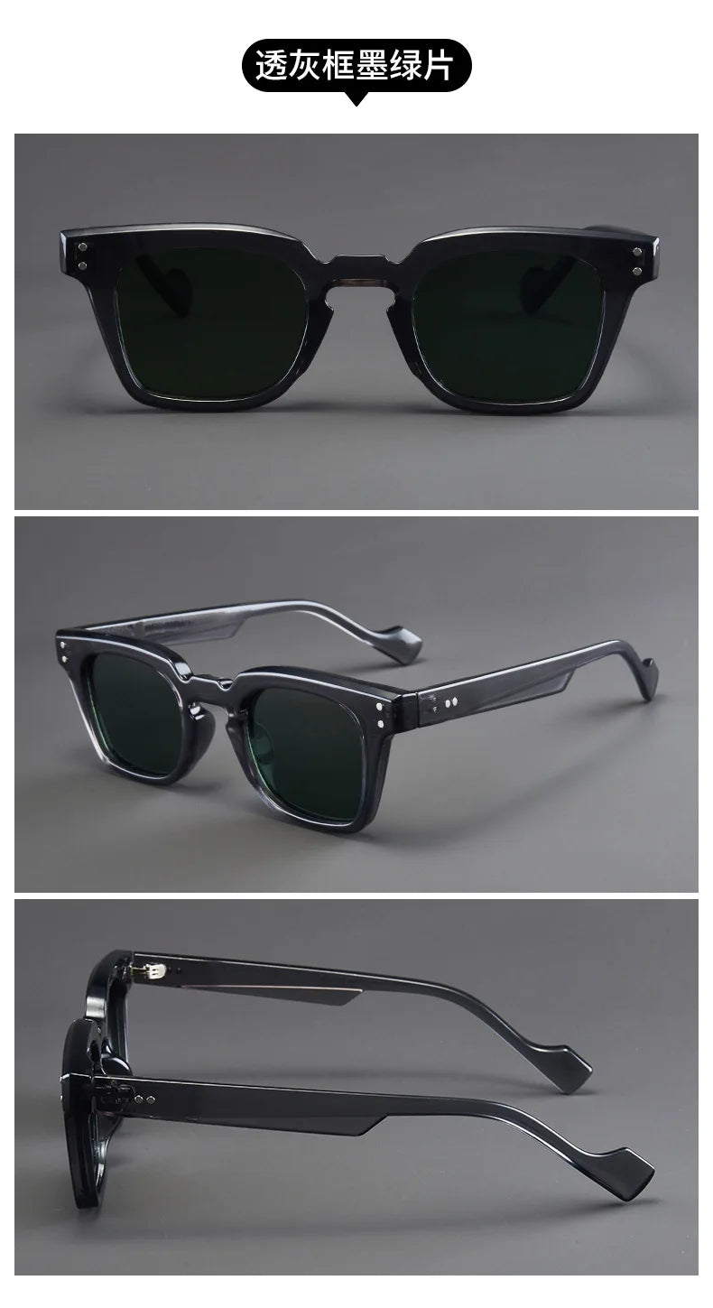 New Retro Square Frame Reading Glasses – High-Definition Printed Presbyopia Glasses for Men & Women