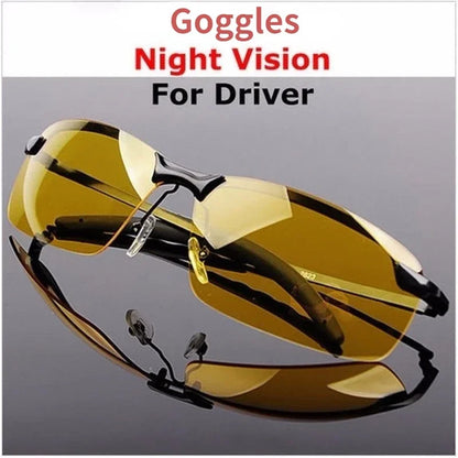 Anti-UV Night Vision Cycling Sunglasses — Polarized Day & Night Driving Glasses for Men, Stylish Outdoor Eyewear