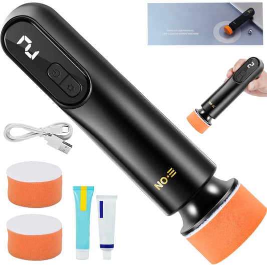 Handheld Wireless Car Polisher | Polishing & Waxing Machine Power Tool for Car Body Cleaning & Repair
