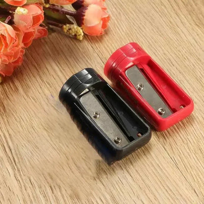 2PCS Multifunctional Woodworking Pencil Sharpener - Portable Single Hole Universal Pencil Planer