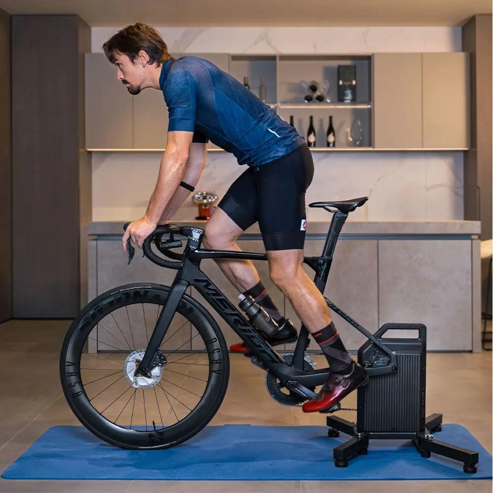 CYCPLUS T2 Indoor Cycling Trainer — Direct Drive Exercise Bike with ANT+ & BLE 5.0 Power Meter