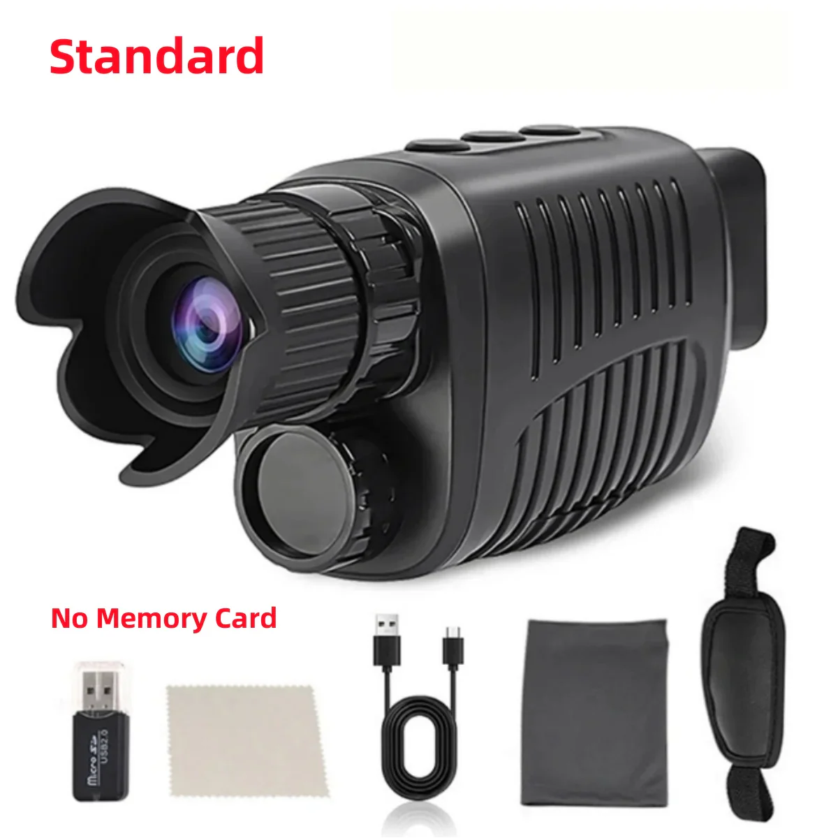 1080P HD Monocular Night Vision – 5X Infrared Zoom Hunting Telescope, 300m Full Darkness Range